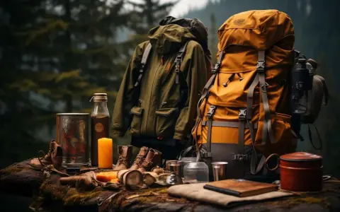 Jaki plecak w góry na 3 dni? Dwa plecaki, kurtka, buty i akcesoria survivalowe gotowe na wyprawę.