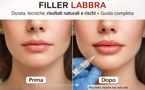 Prima e dopo filler labbra: scopri tecniche, risultati naturali e i rischi, incluse le controindicazioni.