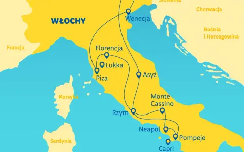 Ile trwa podróż do Włoch autokarem? Sprawdź czas przejazdu i trasy