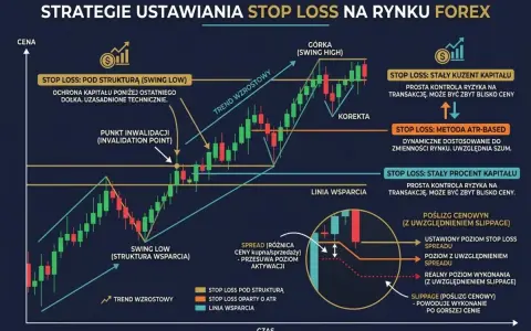 Strategie stop loss na rynku Forex: pod strukturą, ATR, stały procent kapitału. Unikaj niepotrzebnych strat.