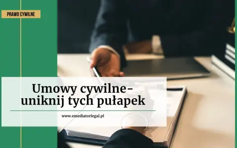 Prawnik podaje długopis do podpisania umowy cywilnej. Unikaj pułapek w umowach.