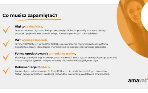 Ulg i dokumentacja to klucz do sukcesu spółki. Pamiętaj o kontroli VAT i formie opodatkowania.