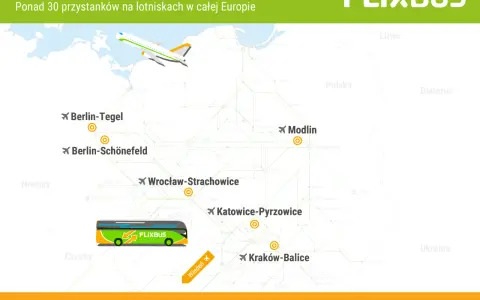 Flixbus Katowice: Gdzie są przystanki? Sądowa i Lotnisko KTW