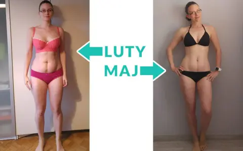 Metamorfoza kobiety od lutego do maja, widoczna na zdjęciach w bikini. Jazda na rowerze pomogła jej osiągnąć ten efekt.