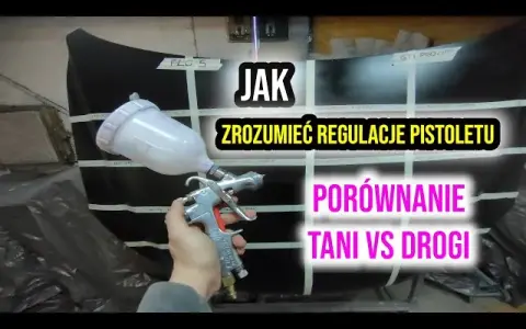 Malowanie bez zacieków? Jak ustawić pistolet lakierniczy krok po kroku