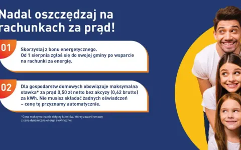 Zamrożenie cen prądu: bon energetyczny i maksymalna stawka 0,50 zł/kWh dla gospodarstw domowych. Oszczędzaj na rachunkach!