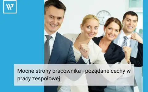 Uśmiechnięci pracownicy świętują sukces. Ich mocne strony to klucz do efektywnej pracy zespołowej.