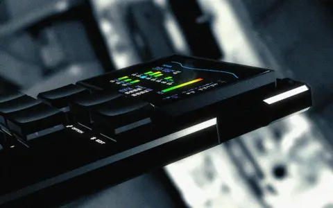 Elektroniczny sekwencer Dirtywave M8 z kolorowym wyświetlaczem i klawiszami.