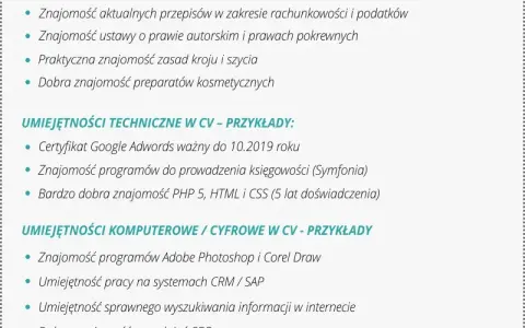 Umiejętności w CV: Co wpisać, by rekruter zaprosił Cię na rozmowę?
