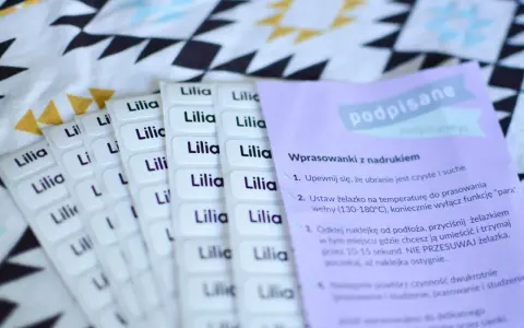 Ubranka do przedszkola: jak podpisać, by nigdy się nie gubiły?