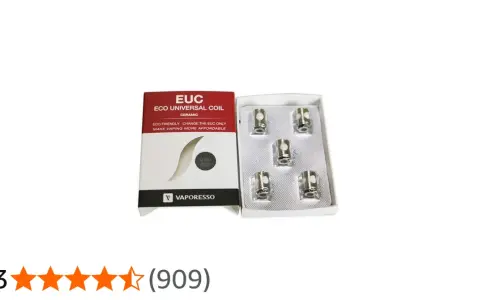 Caja de recambios Vaporesso EUC Ceramic. Cinco resistencias universales para un vapeo más económico y ecológico.