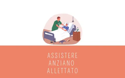 Un infermiere assiste un anziano allettato che non cammina più. Cura e attenzione per chi ha bisogno.