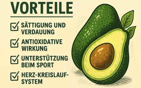 Avocado gesund: Sättigung, Verdauung, antioxidative Wirkung, Sport & Herz-Kreislauf-System.