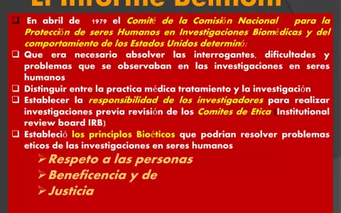 Informe Belmont: Ética esencial para la investigación médica actual