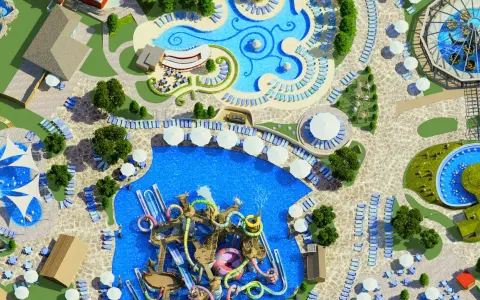 Ein luxuriöser Wasserpark mit Rutschen, Pools und Liegestühlen. Die "Rulantica Erfahrungen" sind hier garantiert, mit viel Spaß für die ganze Familie.