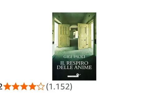 Copertina del libro "Il respiro delle anime" di Gigi Paoli, con un corridoio di porte aperte.