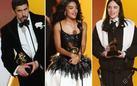 Bad Bunny, a kobieta w czarnej sukni i Billie Eilish z nagrodami Grammy. Czy to najlepsze solowe wykonanie - pop?