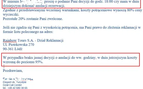 Jak napisać odwołanie od decyzji biura podróży, aby je uzyskać?