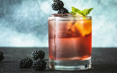 Erfrischender Whisky-Cocktail mit Brombeeren und Minze. Ein tolles Rezept für einen Sommerabend.