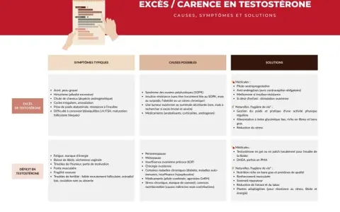 Excès/carence en testostérone : causes, symptômes et solutions. Un déficit peut entraîner une baisse de libido.