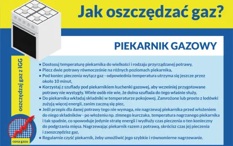 Jak oszczędzać gaz? Piekarnik gazowy - wskazówki dotyczące efektywnego użytkowania i obniżania rachunków za gaz.