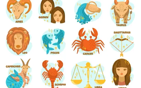 Znak zodiaku rak (Cancer) to jeden z dwunastu symboli astrologicznych, przedstawiony jako pomarańczowy rak.