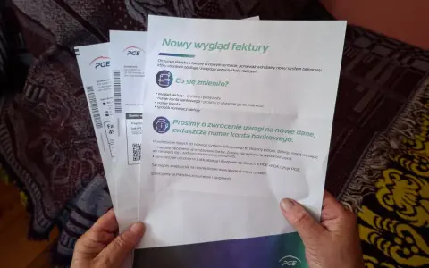 Nowy wygląd faktury PGE. Rozliczenie fotowoltaiki z PGE z nowym numerem konta bankowego.