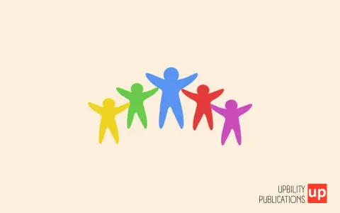 Cinque sagome colorate di persone stilizzate, simbolo di strategie inclusive e diversità.