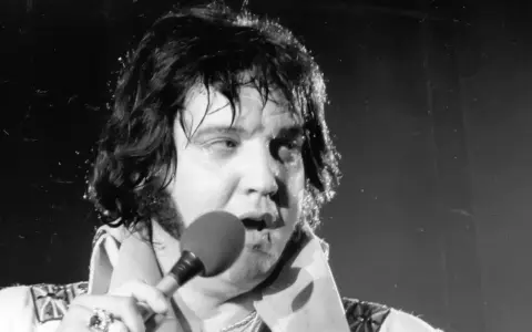 Elvis Presley singt ins Mikrofon, Schweiß auf der Stirn. Seine letzte Show, bevor er starb, bleibt ein Rätsel.