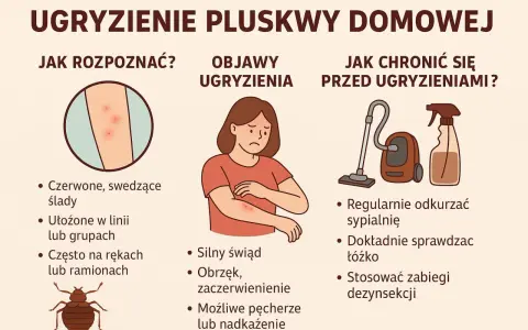 Jak rozpoznać ugryzienia pluskwy u dzieci: czerwone, swędzące ślady na rękach i ramionach, często ułożone w linie. Objawy to silny świąd, obrzęk, zaczerwienienie.