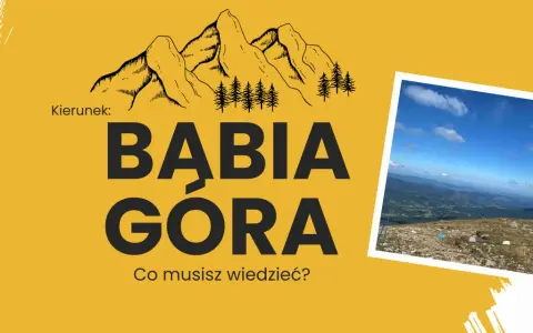Babia Góra: poznaj warunki na szczycie. Widok z góry na malowniczy krajobraz i niebo.