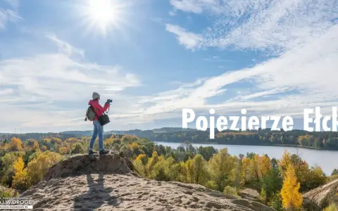 Jesień nad Pojezierzem Ełckim. Idealne miejsce, gdzie jechać na 3 dni w Polsce, by podziwiać kolory natury i fotografować krajobrazy.