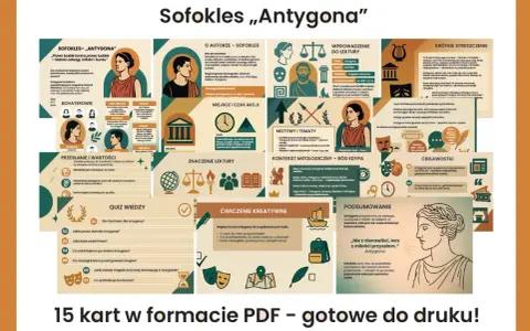 Antygona Sofoklesa: motywy konfliktu prawa boskiego i ludzkiego, odwagi, miłości i buntu. Wartości, które nie mogą zostać zniszczone.