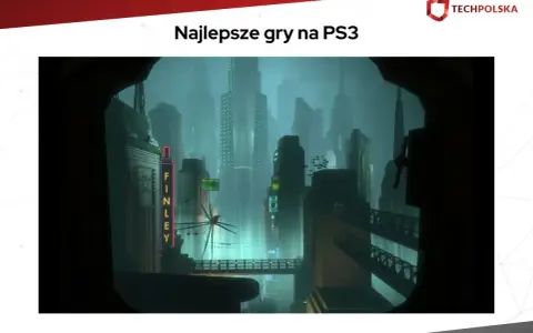 Nastrojowe miasto z gry BioShock, jedna z najlepszych gier na PlayStation 3.