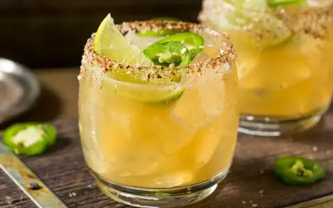 Spicy Margarita przepis: orzeźwiający drink z limonką i papryczką jalapeño, idealny na gorące dni.