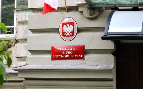 Tablica Centralnego Biura Antykorupcyjnego. Tu nie ma miejsca na nieuczciwe cba zarobki.