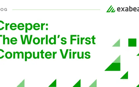 Creeper: Der erste Computervirus der Welt. Ein Blick auf die Anfänge der Cyberbedrohungen.