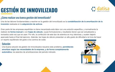 Gestión de inmovilizado: la solución para la contabilización automática de la amortización de la inversión.