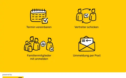 Termin vereinbaren, Vertreter schicken, Familienmitglieder anmelden, Ummeldung per Post. Hier erfahren Sie, wie lange jemand bei Ihnen ohne Anmeldung wohnen darf.