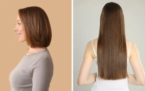 Antes y después: cómo hacer que el pelo crezca rápido. De pelo corto a largo y sedoso.