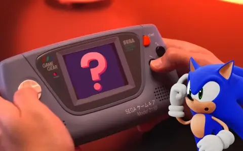 Sonic se pregunta si esta es la nueva consola Sega Game Gear.