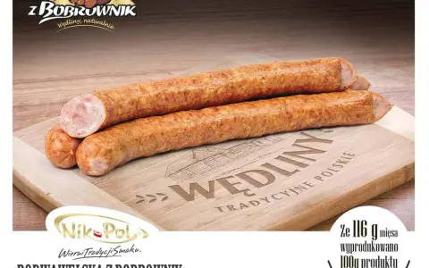 Kiełbasa z Bobrownik: skład, wartości odżywcze i najlepsze ceny