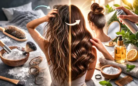 Scopri come togliere la puzza dai capelli senza lavarli con polvere e spray. Capelli spenti e opachi trasformati in una chioma lucente e profumata.