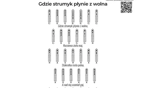 Gdzie strumyk płynie z wolna: podkłady MP3, MIDI, karaoke znajdź swój!