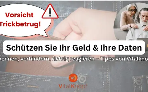 Vorsicht Trickbetrug! Schützen Sie Ihr Geld & Ihre Daten. Tipps gegen fake anrufe und Betrug.