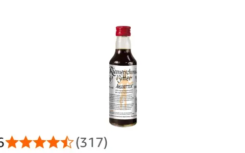 Riemerschmid Angobitter, eine aromatische Alternative zu Angostura Bitter, in kleiner Flasche.
