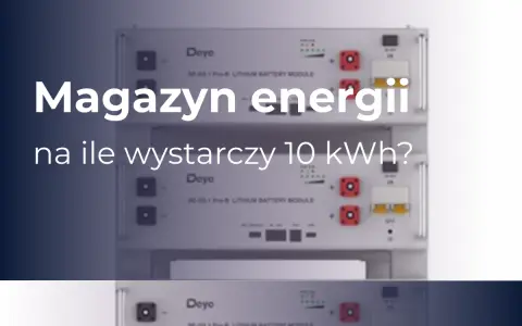 Magazyn energii 10 kWh na ile wystarczy? Widoczne moduły bateryjne Doyo.