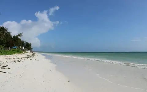 Piękna plaża na Zanzibarze, idealna do relaksu. Zastanawiasz się, ile pieniędzy zabrać na Zanzibar? Tutaj możesz odpocząć od zgiełku.