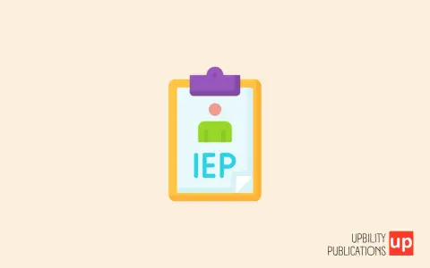Cartella clinica con la sigla IEP, simbolo di un piano educativo individualizzato, utile per le schede autismo.
