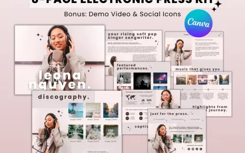 Dossier de presse musique : Leona Nguyen, jeune artiste pop, partage son parcours, discographie et statistiques clés.